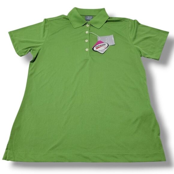 Tops - New Page & Tuttle Top Size SM Golf Polo Shirt Cool Swing Micro Tech Performance